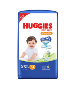 Tã quần Huggies Skincare cực đại size XXL54 miếng (15 - 19kg)