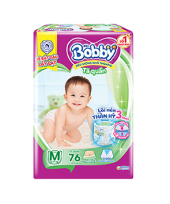 Tã quần Bobby size M76 miếng (6 - 11kg)