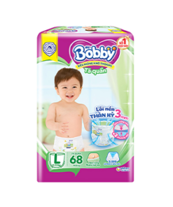 Tã quần Bobby size L68 miếng (9 - 13kg)