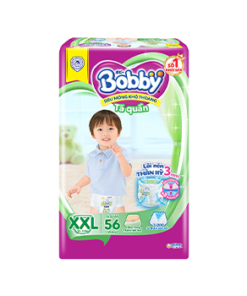 Tã quần Bobby size XXL56 miếng (15 - 25kg)