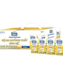 Thùng sữa dinh dưỡng pha sẵn GrowPLUS+ Colos Immunel 110ml (trên 1 tuổi) (thùng 6 lốc, 24 hộp)