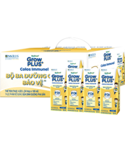 Thùng sữa dinh dưỡng pha sẵn GrowPLUS+ Colos Immunel 180ml (trên 1 tuổi) (thùng 6 lốc, 24 hộp)