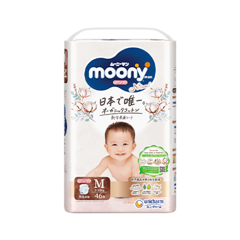Tã quần Moony Natural M46 (5-10kg)