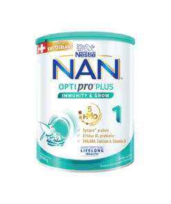Nan Optipro PLUS 1 800g, với 5HMO, sản xuất tại Thụy Sỹ (0-6 tháng)