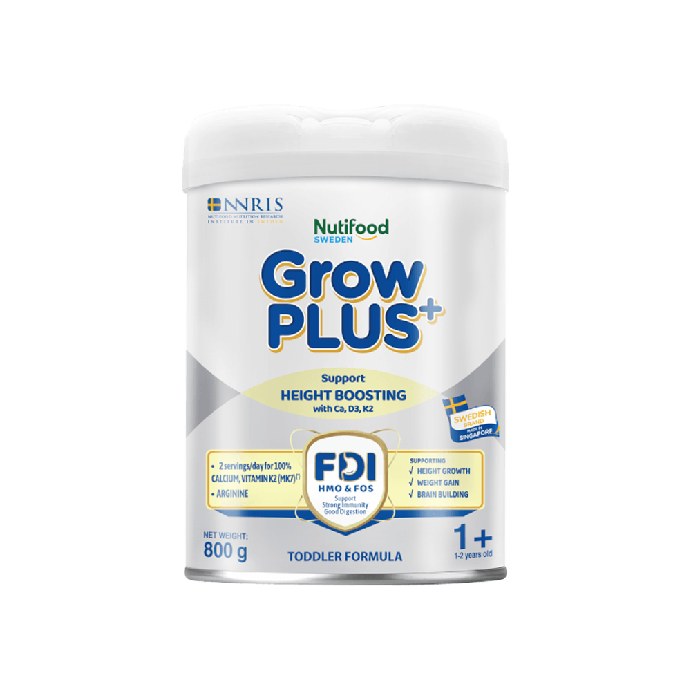 GrowPLUS+ bạc 1+ hương vani 800g (1 - 2 tuổi)
