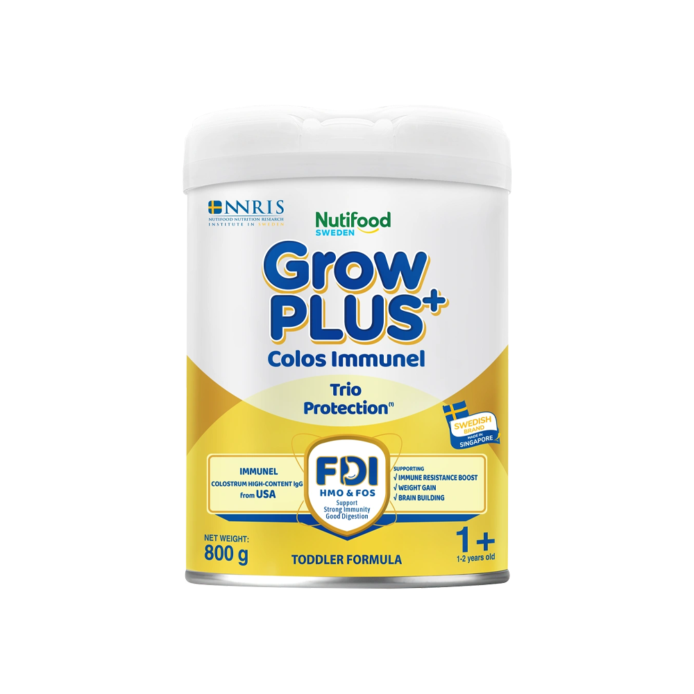 GrowPLUS+ Colos Immunel 1+ hương vani 800g (1 - 2 tuổi)