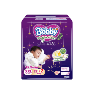 Tã Bỉm Boby Đêm organic Sleep Well Size 2XL