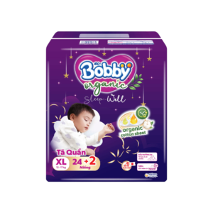 Tã Bỉm Boby Đêm organic Sleep Well Size XL