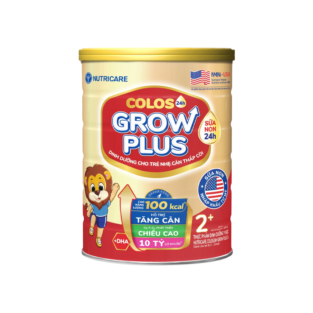 Sữa bột Nutricare Colos Grow Plus 2+ 850g