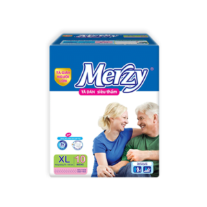 Tã Dán Người Lớn Merzy Cao Cấp Siêu Thấm, Khô Thoáng Size XL