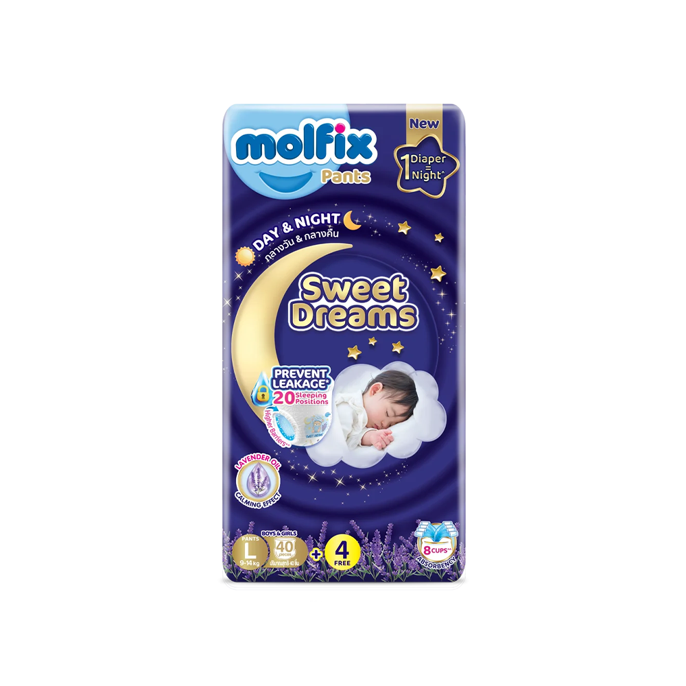 Tã Molfix Sweet Dreams size L