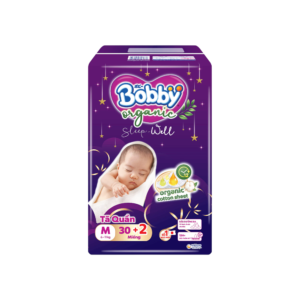 Tã Bỉm Boby Đêm organic Sleep Well Size M