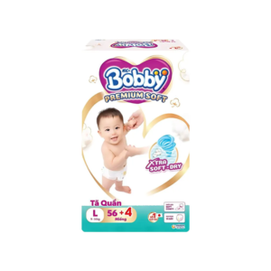 Bỉm tã quần Bobby Premium Soft Size L