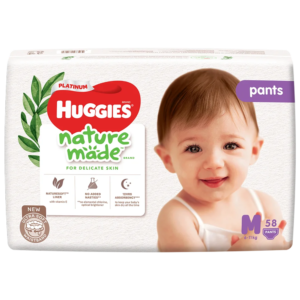 Bỉm tã dán Huggies Platinum Nature Made size M