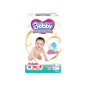 Bỉm tã quần Bobby Premium Soft Size M
