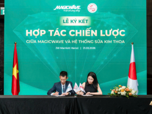Lễ ký kết hợp tác chiến lược giữa Magicwave và Hệ Thống Sữa Kim Thoa